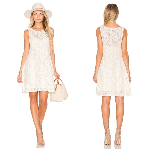 FREE PEOPLE Miles of Lace Ivory Dress Size Small - Picture 12 of 12